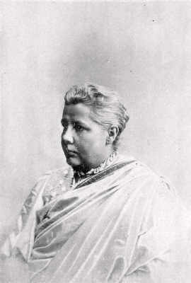 Annie Besant. Lichtdruk van H. Kleinmann en Co., Haarlem