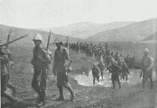 Devons Crossing the Sabi River