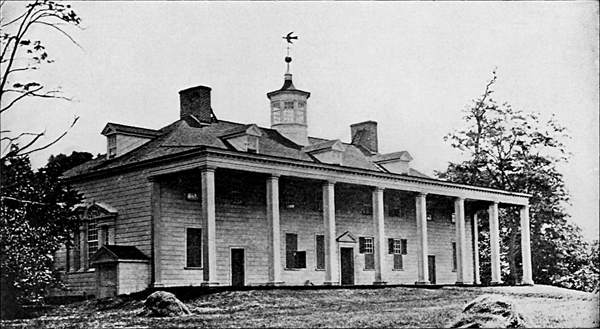 WASHINGTON'S HOME AT MT. VERNON.