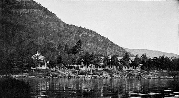 SHORE OF LAKE GEORGE.