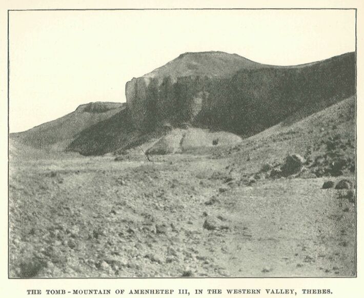 350.jpg the Tomb-mountain of Amenhetef Iii, in The Western Valley, Thebes. 