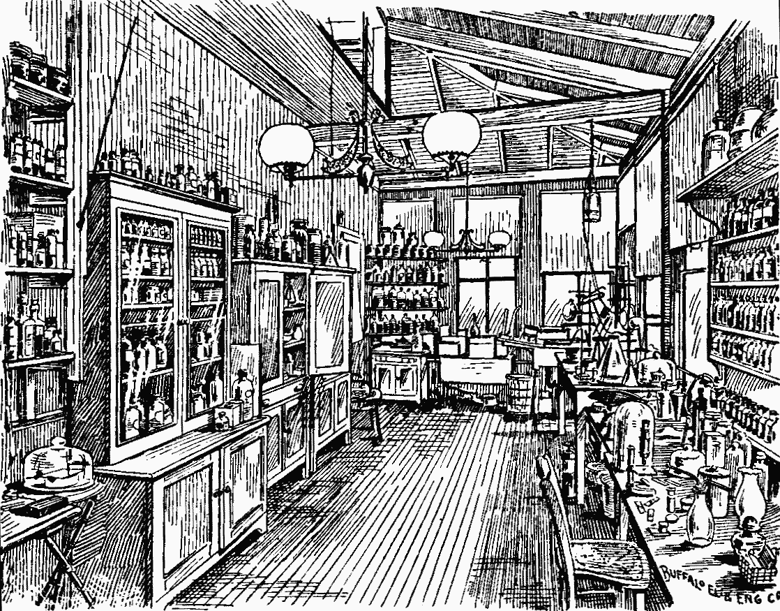 Illustration:
Chemists' Department.