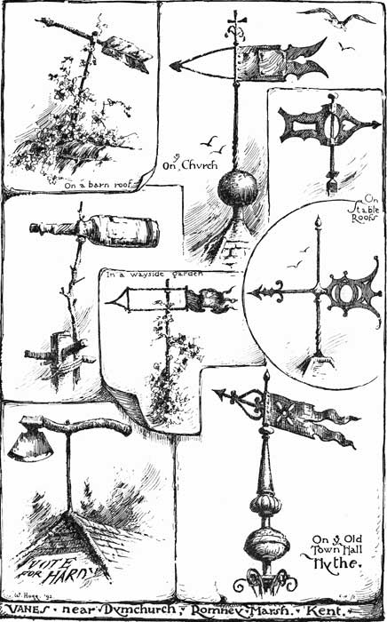 Vanes near Dymchurch, Romney Marsh, Kent.