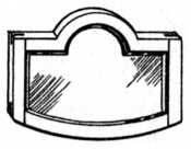 Fig. 75.—Mirror Frame
    with Bridle Joints.