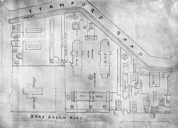 Map of Jail Buildings