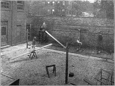 An outdoor play area.