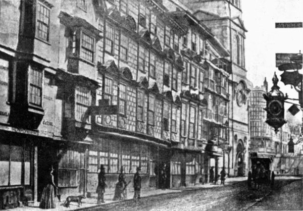 THE OLD WHITE LION COACHING INN, BROAD STREET, BRISTOL.