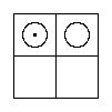 Diagram representing all x are y