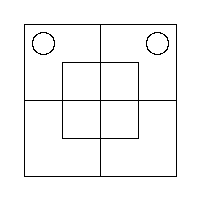 Diagram representing x m prime does not exist