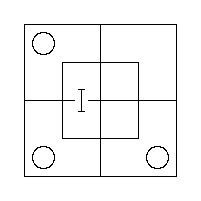 Diagram representing x prime m prime does not exist and all y are m