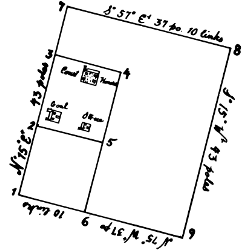 Ten acres of land surrounding the courthouse laid off
for the prison bounds. Record of Surveys, Section 2, p. 93, 1800.