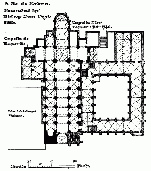 PLAN OF S, EVORA