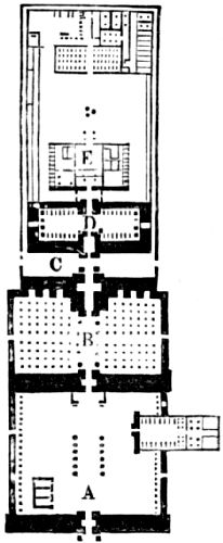 Locations A to E shown in alphabetical order from bottom to top of the plan