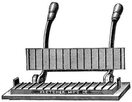 LATEST THING OUT. NEW SATINETTE PRESS.