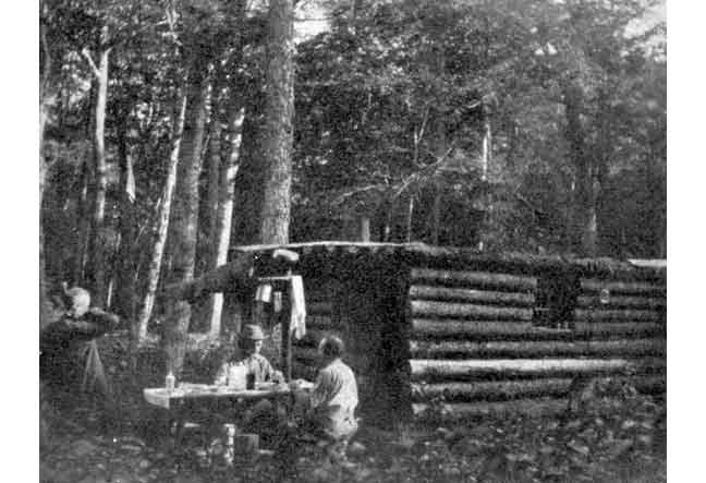 Dinner at Buck Mountain Camp