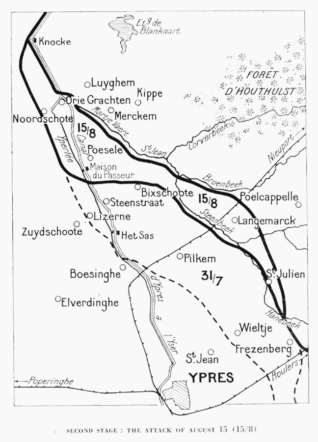 SECOND STAGE: THE ATTACK OF AUGUST 15 (15/8)