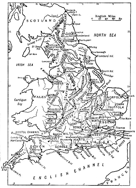 SKETCH MAP OF ENGLAND