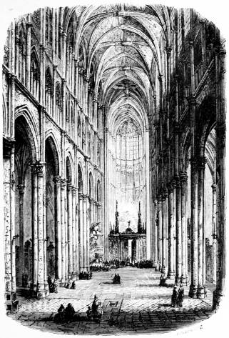 Nef de la cathdrale d'Amiens.