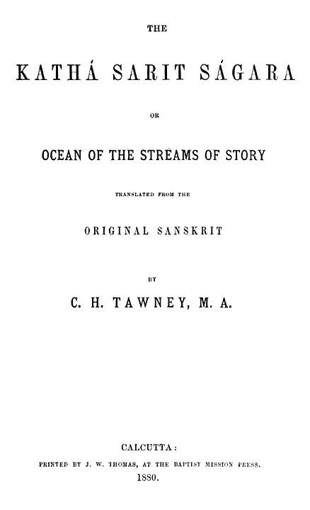 Original Title Page.