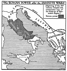 The ROMAN POWER after the SAMNITE WARS