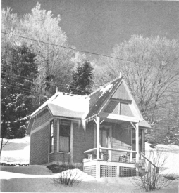 The first of the sanitarium cottages built in 1885; known
as “The Little Red”