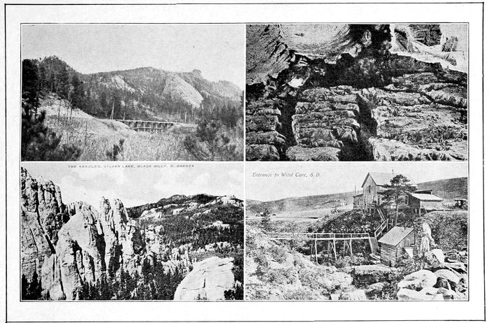 _THE NEEDLES, SYLVAN LAKE, BLACK HILLS, S. DAKOTA_ _Entrance to Wind Cave, S. D._