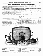 Page 105 Cutlery, Silver and Electroplate  Department