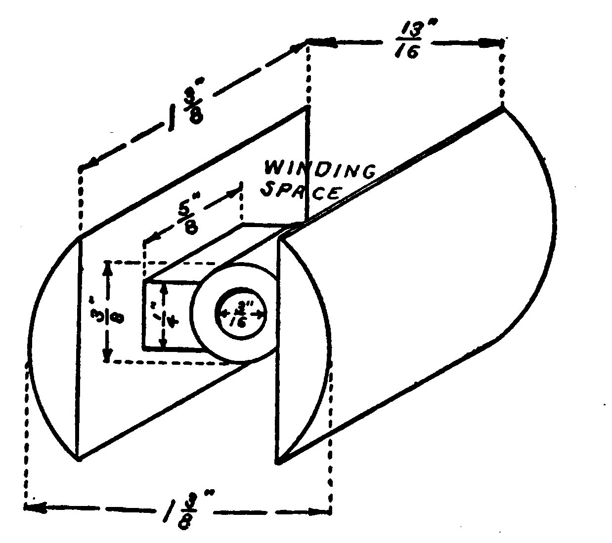 Fig. 256.—Details of the Armature Casting.